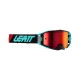 LEATT VELOCITY 6.5 6.5 IRIZ GOGGLE FUEL RED 28%