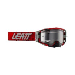 GOGLE LEATT VELOCITY 6.5 ENDURO JW22 RED CLEAR 83% CZERWONY/SZARY SZYBKA PRZEŹROCZYSTA