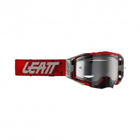 GOGLE LEATT VELOCITY 6.5 ENDURO JW22 RED CLEAR 83% CZERWONY/SZARY SZYBKA PRZEŹROCZYSTA