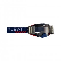 GOGLE LEATT VELOCITY 5.5 ROLL-OFF ROYAL CLEAR 83% GRANATOWY/CZERWONY SZYBKA PRZEŹROCZYSTA