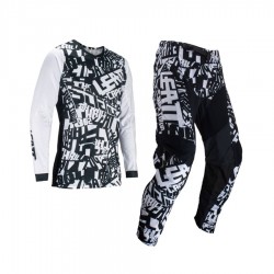 LEATT MOTO RIDE KIT 3.5 JERSEY & PANT WHITE