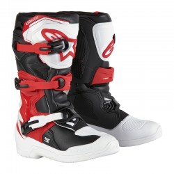 BUTY ALPINESTARS TECH 3S JUNIOR WHITE BLACK BRIGHT RED 2