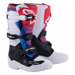 BUTY ALPINESTARS TECH 7 S WHITE BLACK RAINBOW 2