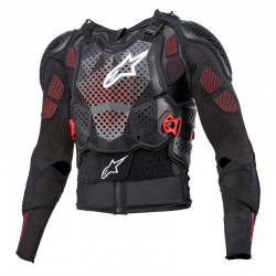 KOSZULKA Z OCHRANIACZAMI ALPINESTARS BIONIC TECH V3 PROTECTION BLACK WHITE RED S