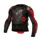 KOSZULKA Z OCHRANIACZAMI ALPINESTARS JUNIOR BIONIC TECH  PROTECTION BLACK WHITE RED S/M