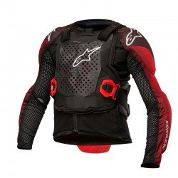 KOSZULKA Z OCHRANIACZAMI ALPINESTARS JUNIOR BIONIC TECH  PROTECTION BLACK WHITE RED S/M