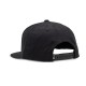 CZAPKA Z DASZKIEM FOX FOX HEAD SNAPBACK BLACK/CHARCOAL OS