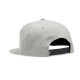 CZAPKA Z DASZKIEM FOX FOX HEAD SNAPBACK STEEL GREY OS