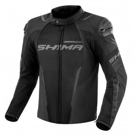 SHIMA SOLID 2.0 WENTED BLACK JACKET