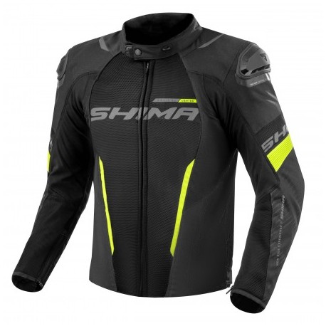 SHIMA SOLID 2.0 WENTED BLACK FLUO JACKET