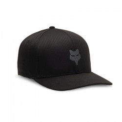 CZAPKA Z DASZKIEM FOX HEAD TECH FLEXFIT BLACK/CHARCOAL S/M