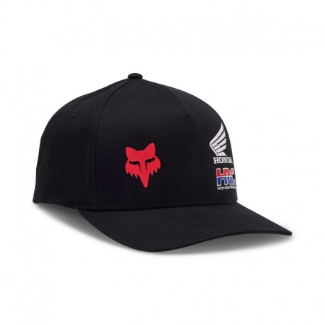 CZAPKA Z DASZKIEM FOX X HONDA FLEXFIT HAT BLACK L/XL