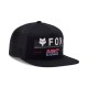 CZAPKA Z DASZKIEM FOX X HONDA SNAPBACK HAT BLACK OS