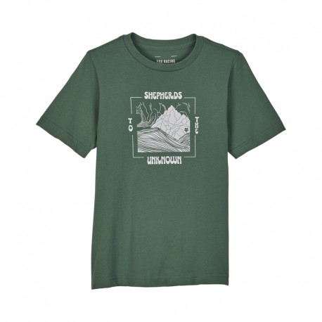 T-SHIRT FOX JUNIOR SHEPHERDS PREM HUNTER GREEN YL