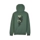 BLUZA Z KAPTUREM KRITICAL FLEECE HUNTER GREEN L