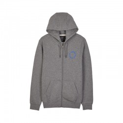 BLUZA Z KAPTUREM NEXT LEVEL FLEECE ZIP  HEATHER GRAPHITE XL