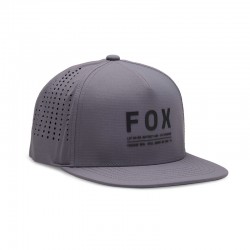 CZAPKA Z DASZKIEM FOX NON STOP TECH SNAPBACK STEEL GREY OS