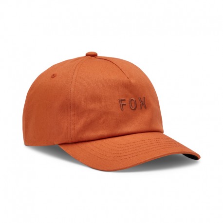 CZAPKA Z DASZKIEM FOX WORDMARK ADJUSTABLE HAT ATOMIC ORANGE OS