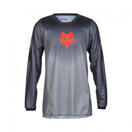 BLUZA FOX JUNIOR 180 INTERFERE JERSEY GREY/RED YL