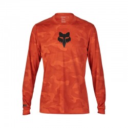 KOSZULKA ROWEROWA Z DŁUGIM RĘKAWEM FOX RANGER TRU DRI ATOMIC ORANGE S