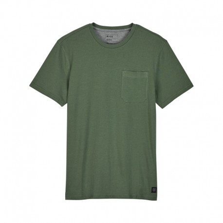 T-SHIRT FOX LEVEL UP SS PKT TEE HUNTER GREEN M