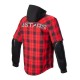 KOSZULA MOTOCYKLOWA ALPINESTARS MO.ST.EQ TARTAN FLAME RED/BLACK L