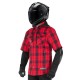 KOSZULA MOTOCYKLOWA ALPINESTARS MO.ST.EQ TARTAN FLAME RED/BLACK L